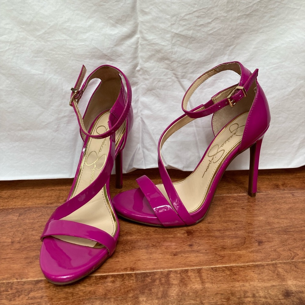 Jessica Simpson Pink Strappy Heels